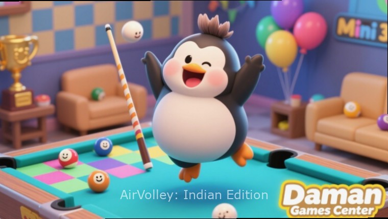 AirVolley: Indian Edition - Cultural Stadiums AirVolley: Indian Edition stadium inspired by Indian landmarks with players in traditional clothing